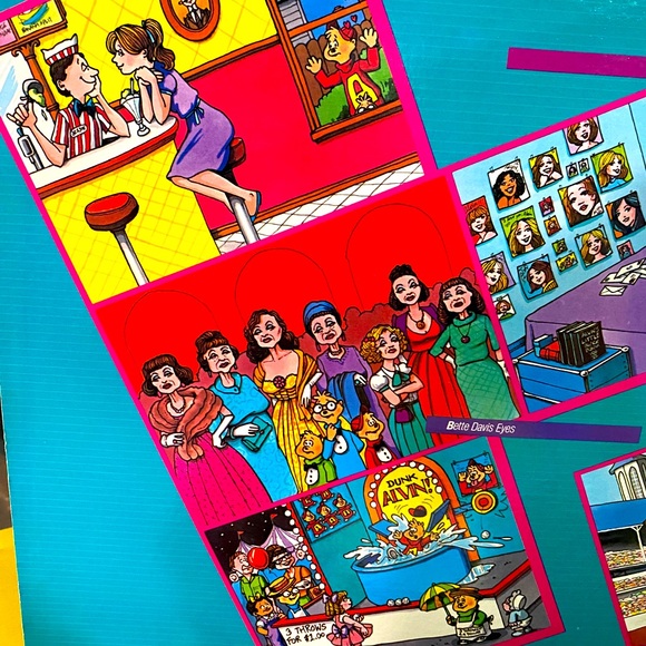 CHIPMUNK ROCK 80’s ALVIN, SIMON & THEODORE VINYL RCA RECORD ALBUM & SLEEVE 12” - Picture 5 of 15